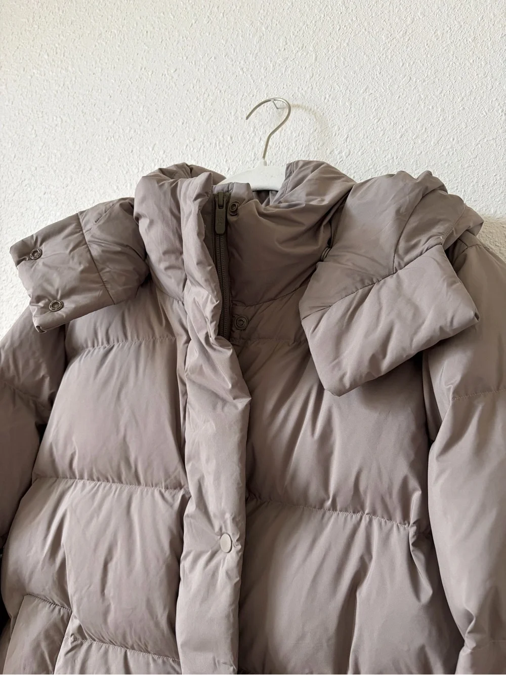 Lululemon Wunder Puff 600 Down Fill Jacket Warm Ash Grey Size 8